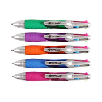 Bolígrafo Simball retractil s4 mini 4 colores en 1