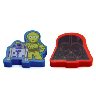 Goma troquelada star wars c/u en bolsa