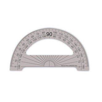 Transparente Pizzini acril. 10 cm 180° art.6702