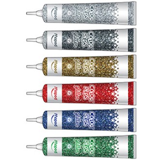 Adhesivo glitter Maped color peps plata x 50 grs.
