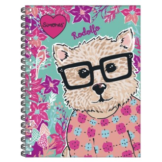 Cuaderno 29.7 simones tapa dura 120 hs ray espiral